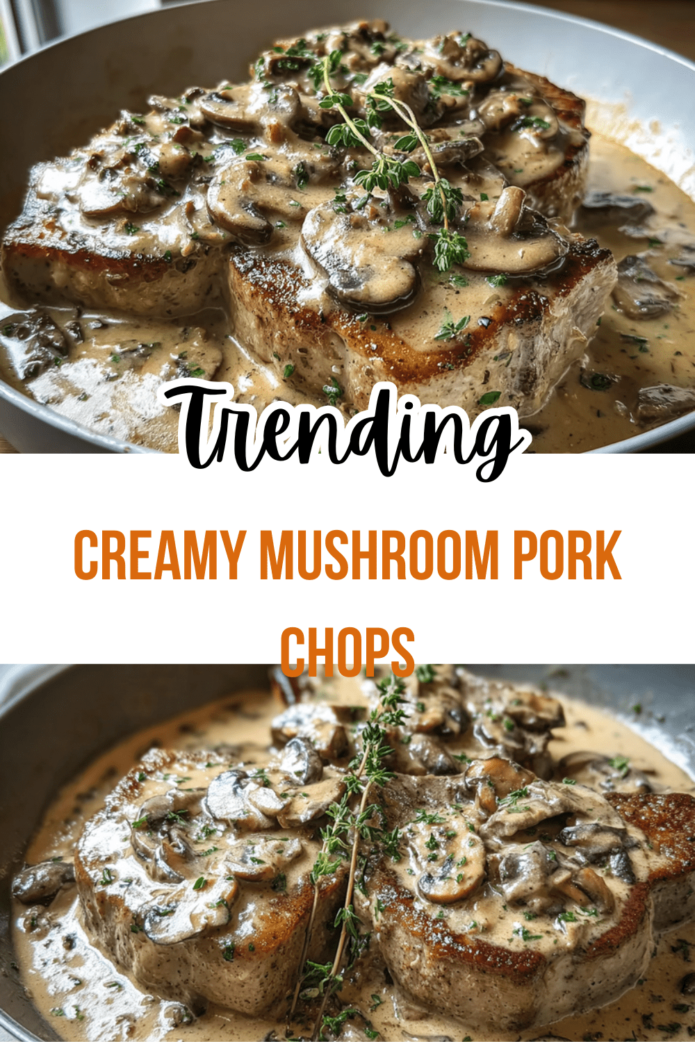 Creamy Mushroom Pork Chops
