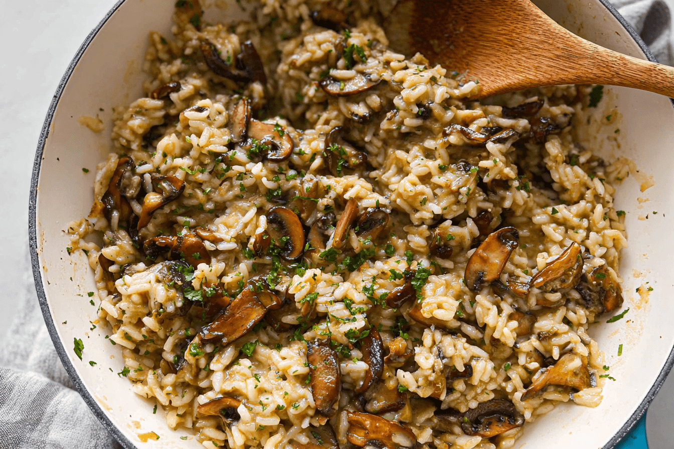 Creamy Mushroom Risotto