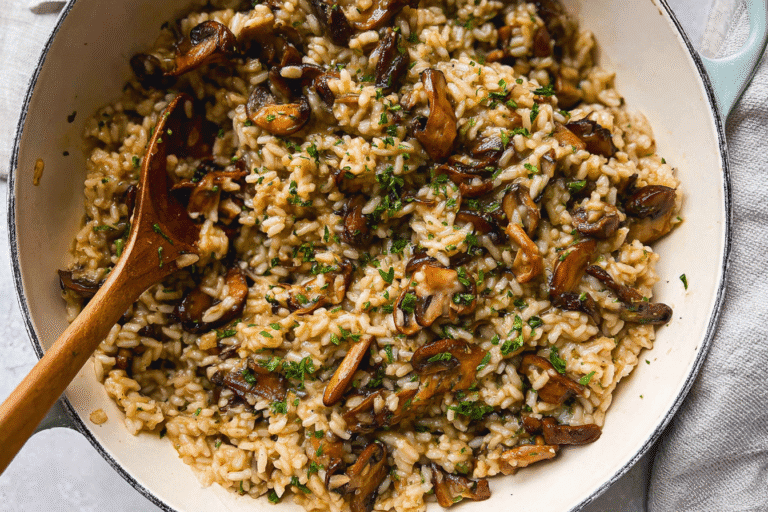 Creamy Mushroom Risotto: Easy Recipe For Luxurious Perfection