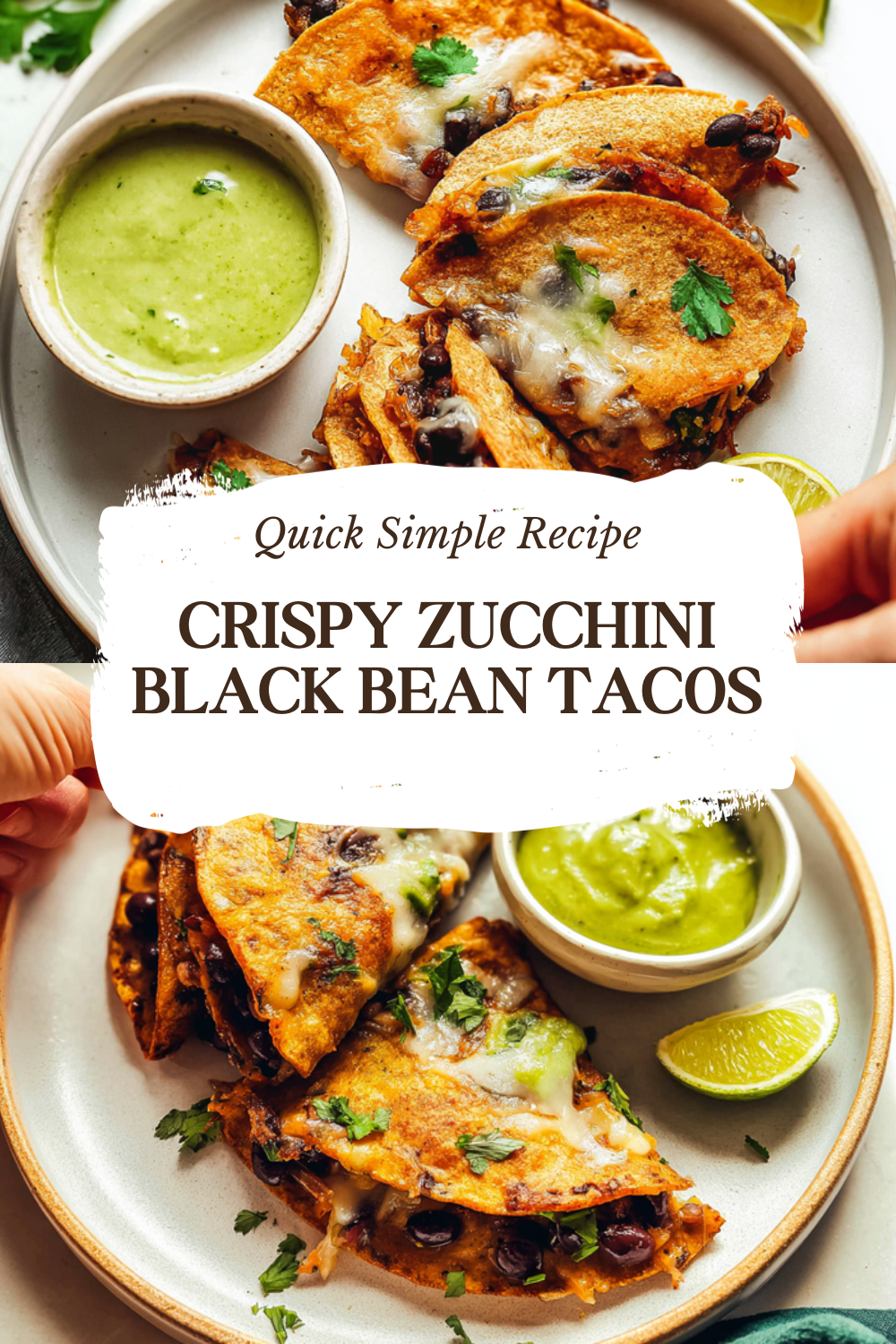 Crispy Zucchini And Black Bean Tacos With Fresh Flavor 4 Crispy Zucchini Black Bean Tacos