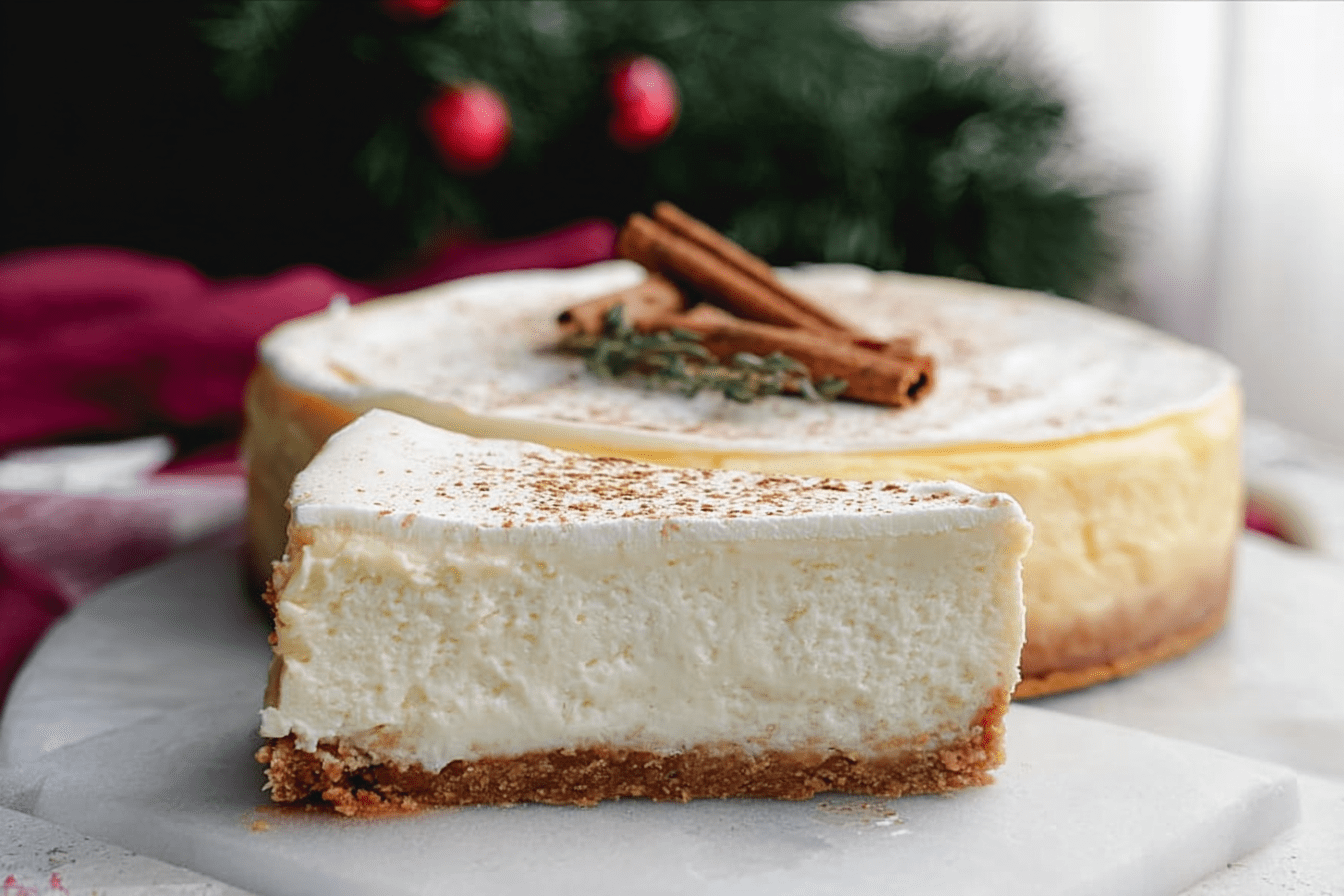 Eggnog Cheesecake
