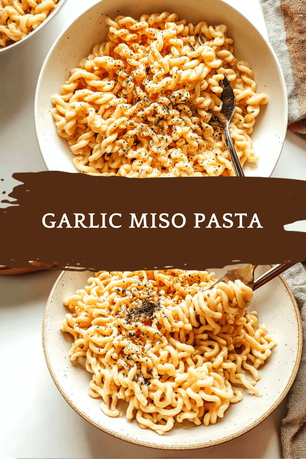 Garlic Miso Pasta
