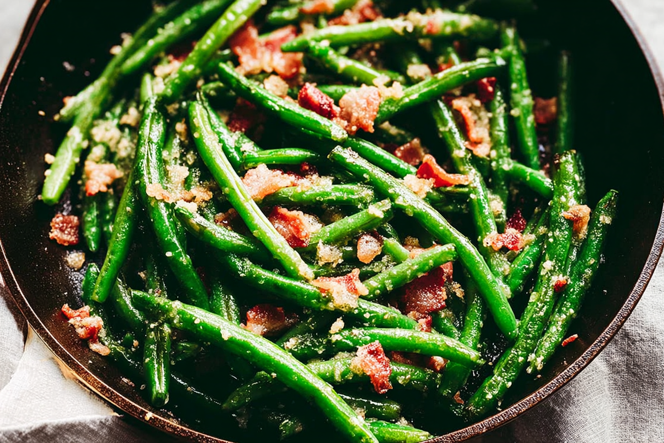 Garlic Parmesan Green Beans