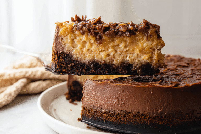 German Chocolate Cheesecake 22.Png