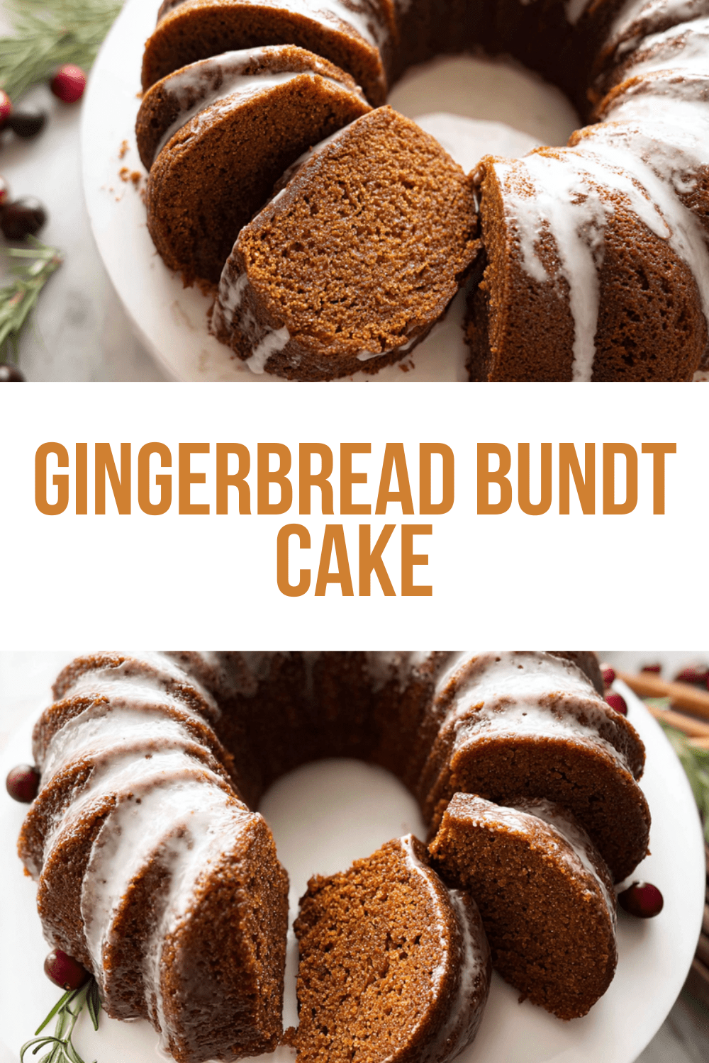 Gingerbread Bundt Cake