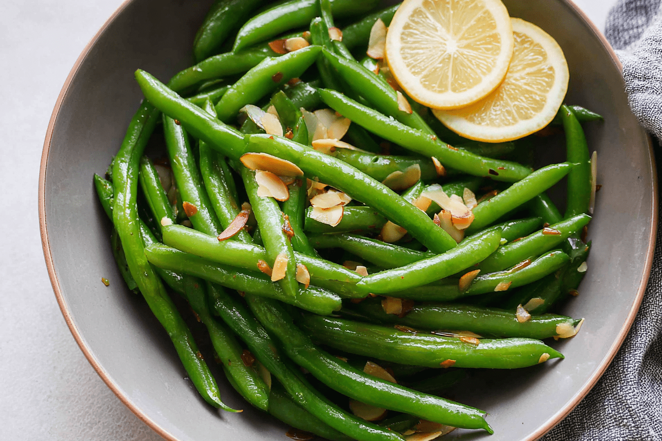 Green Beans Almondine