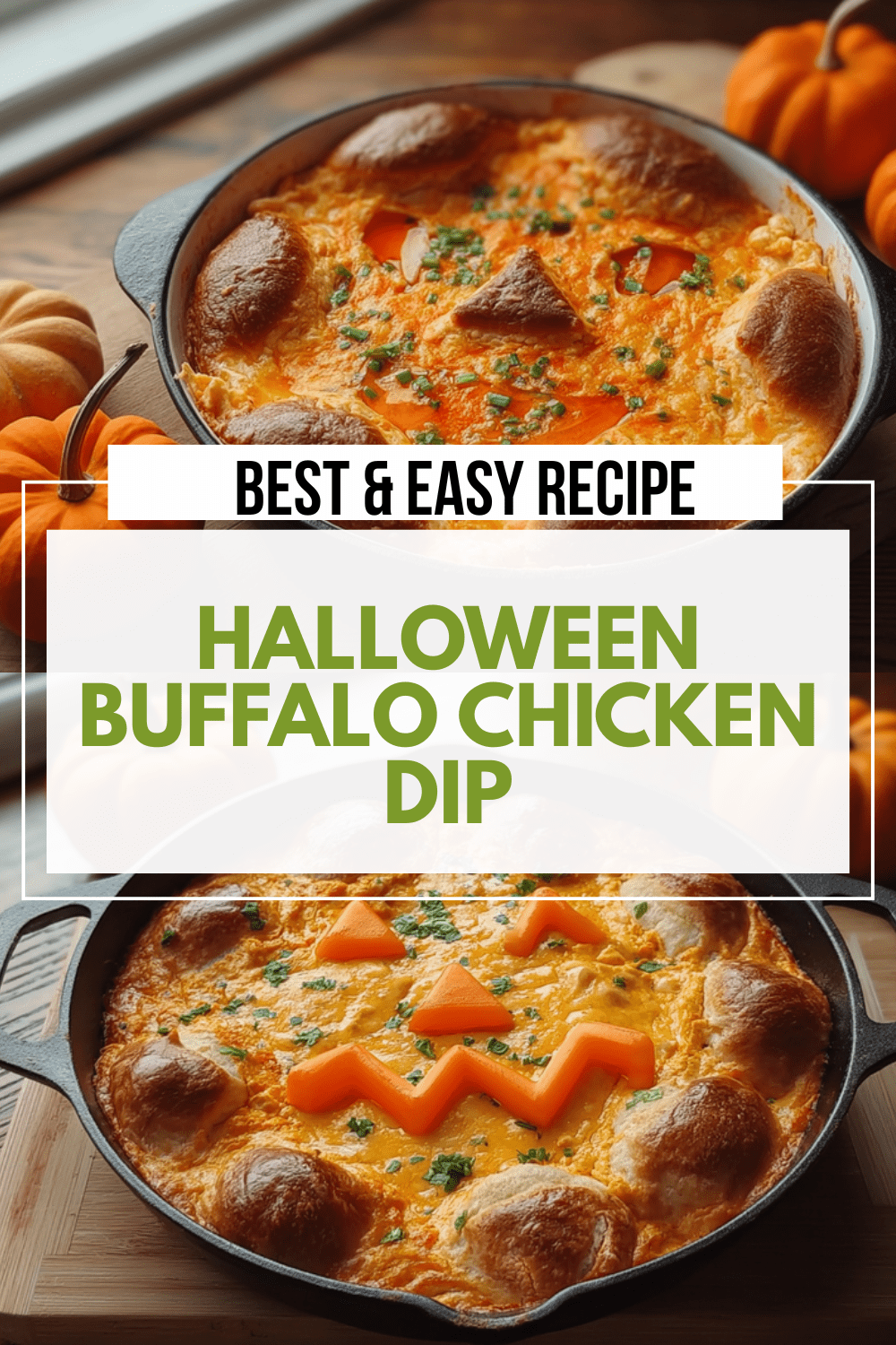 Halloween Buffalo Chicken Dip