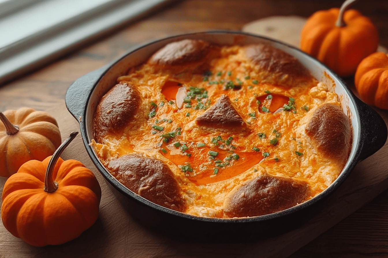Halloween Buffalo Chicken Dip
