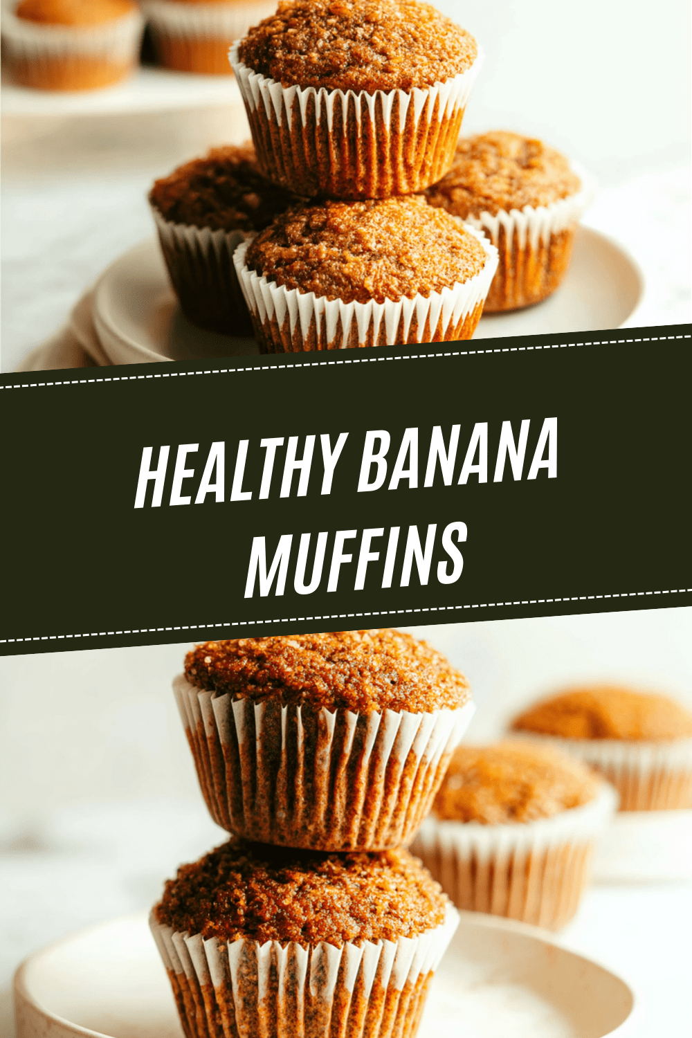 Healthy Banana Muffins