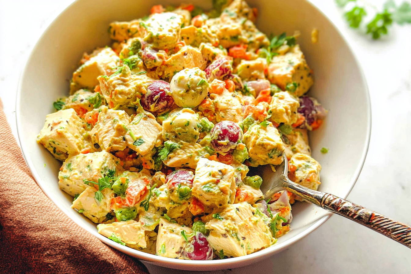 Healthy Curry Chicken Salad