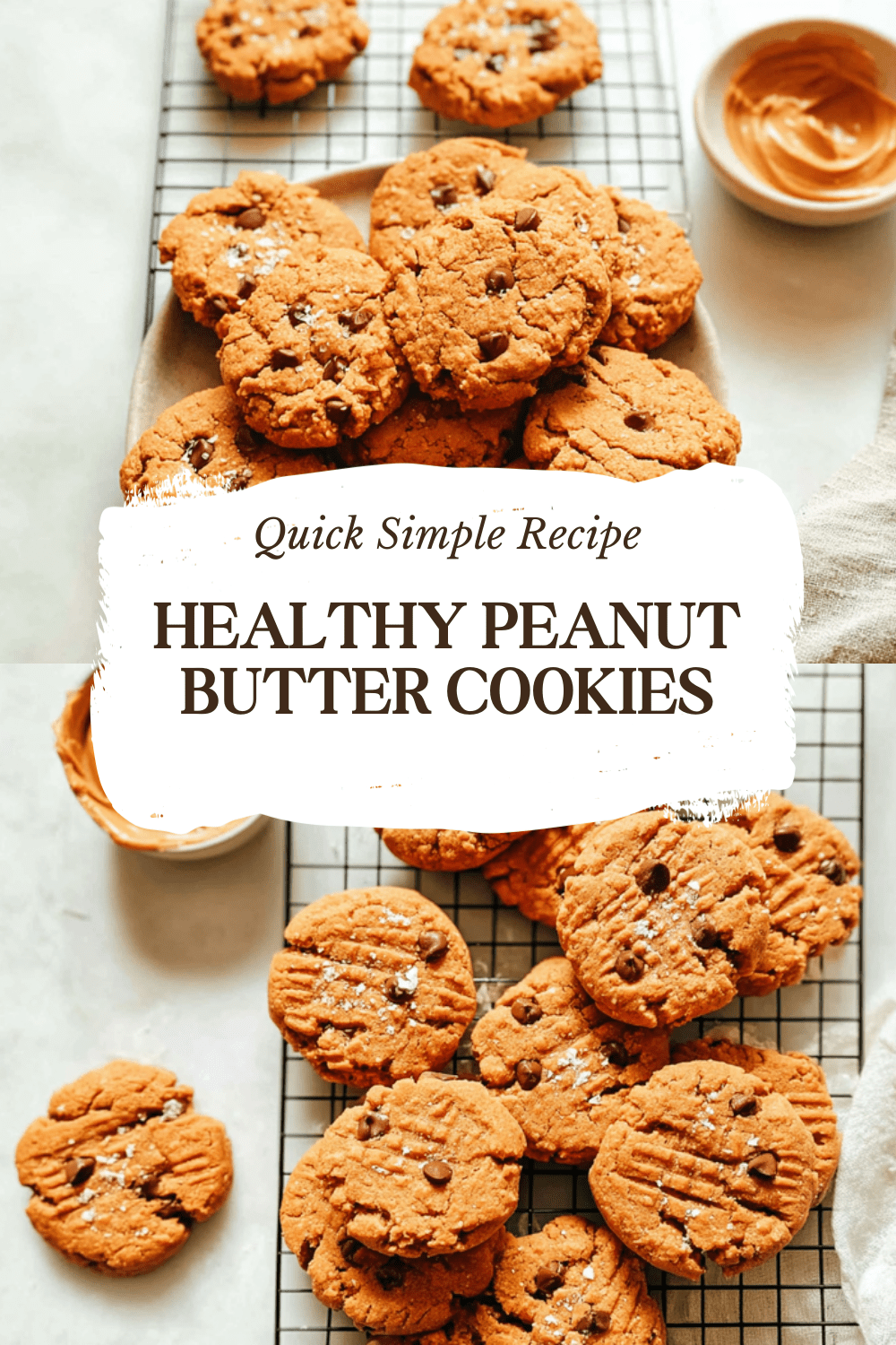 Healthy Peanut Butter Cookies