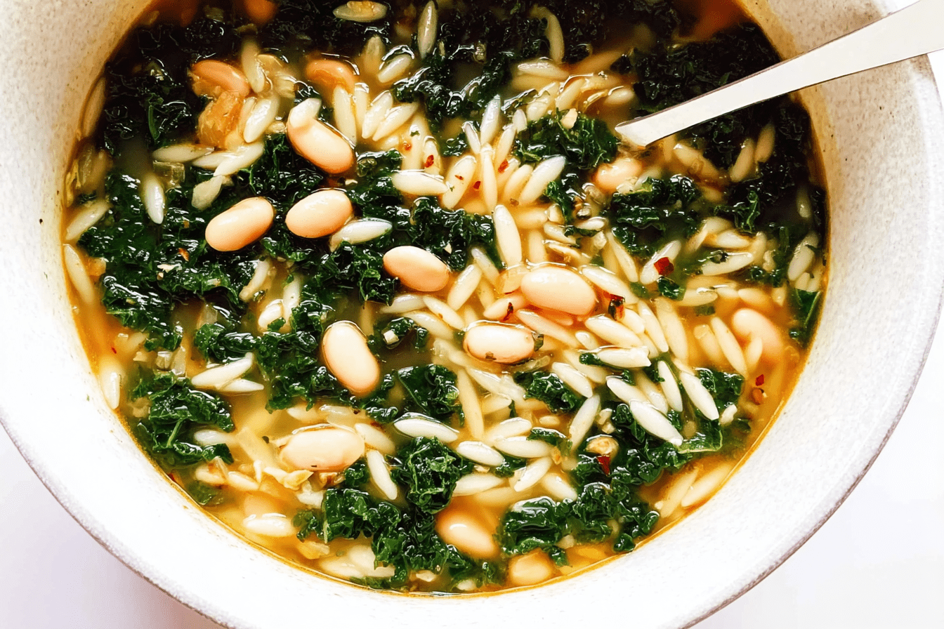 Kail Rozo Kale White Bean Orzo Soup Recipe For Hearty Meals