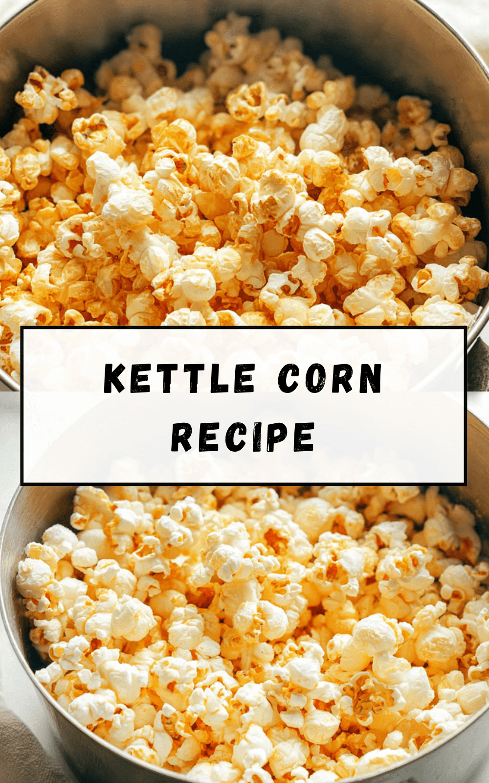 Kettle Corn Recipe