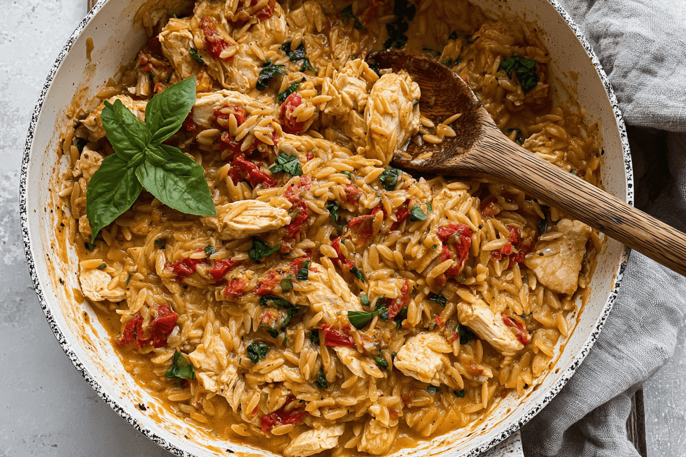 Marry Me Chicken Orzo