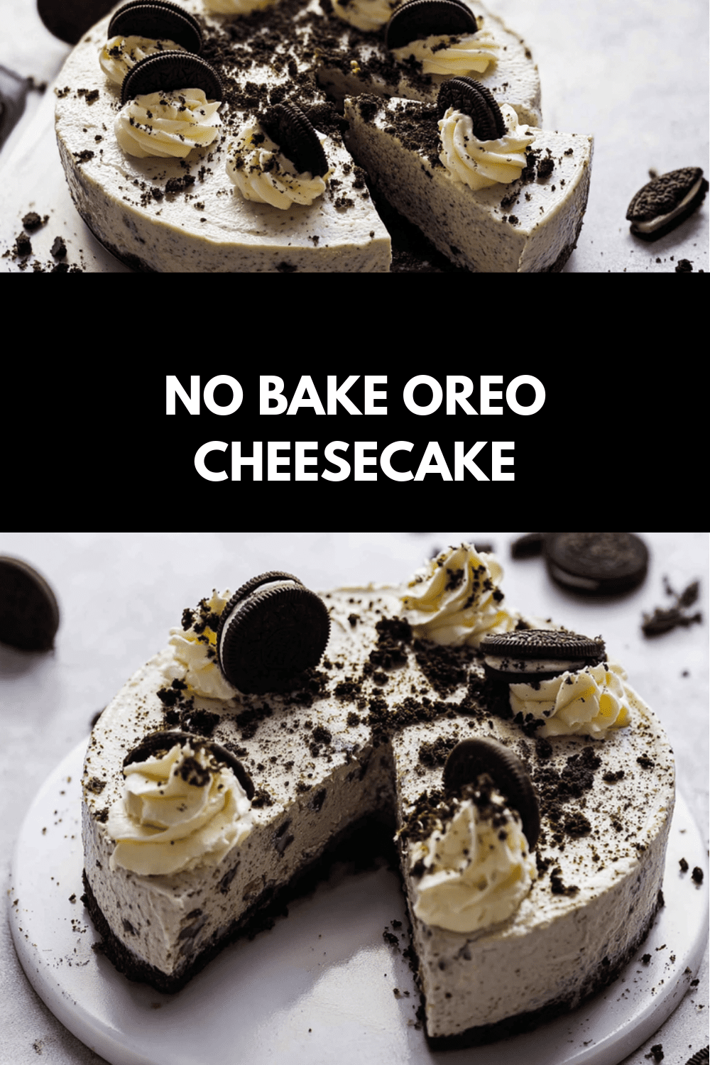 No Bake Oreo Cheesecake