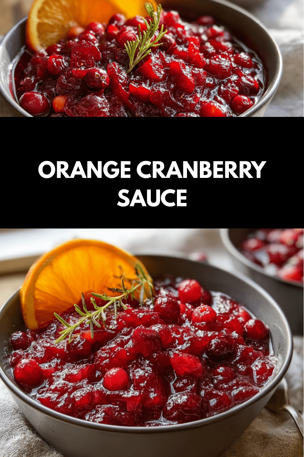 Orange Cranberry Sauce