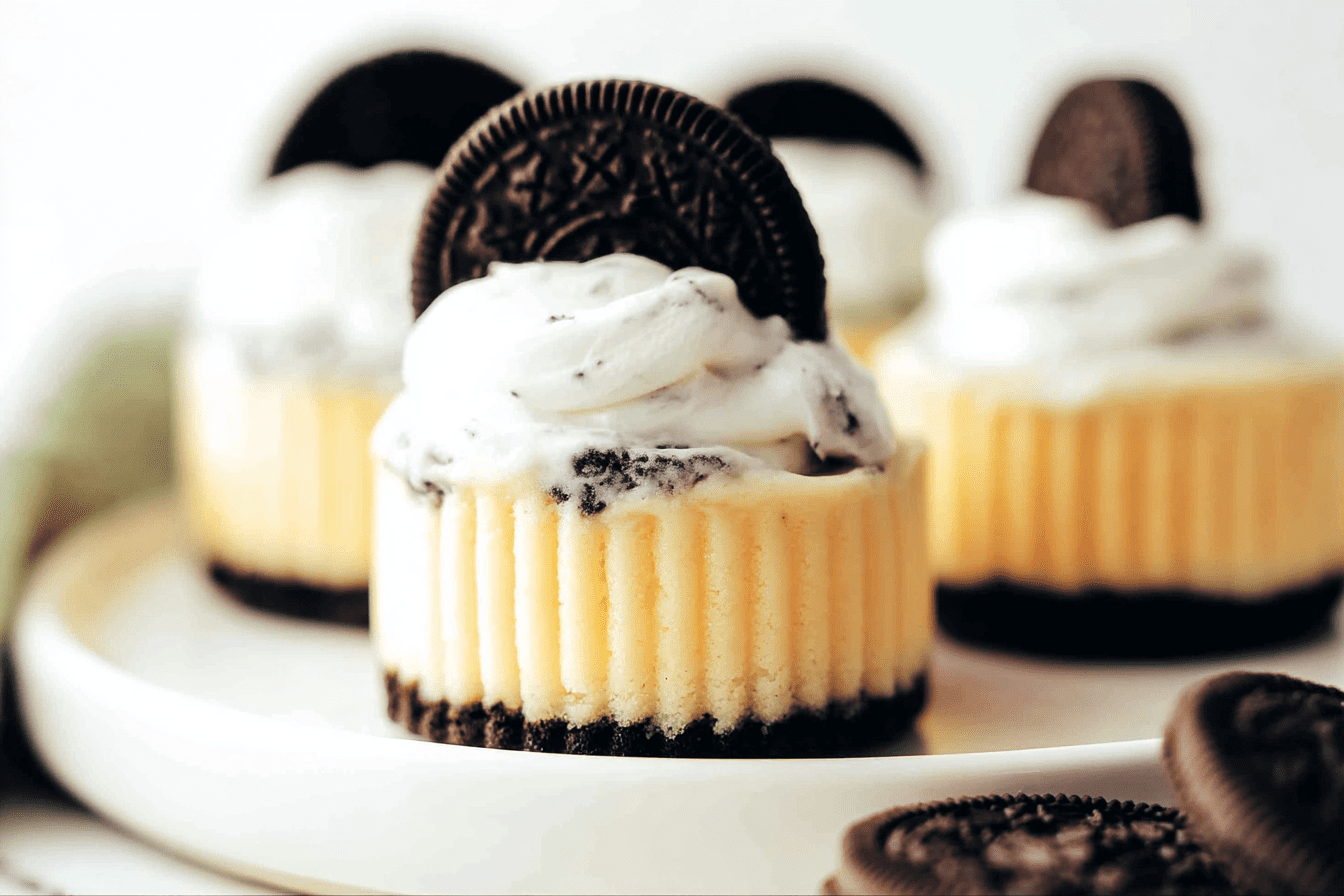 Oreo Cookies Cream Cheesecakes