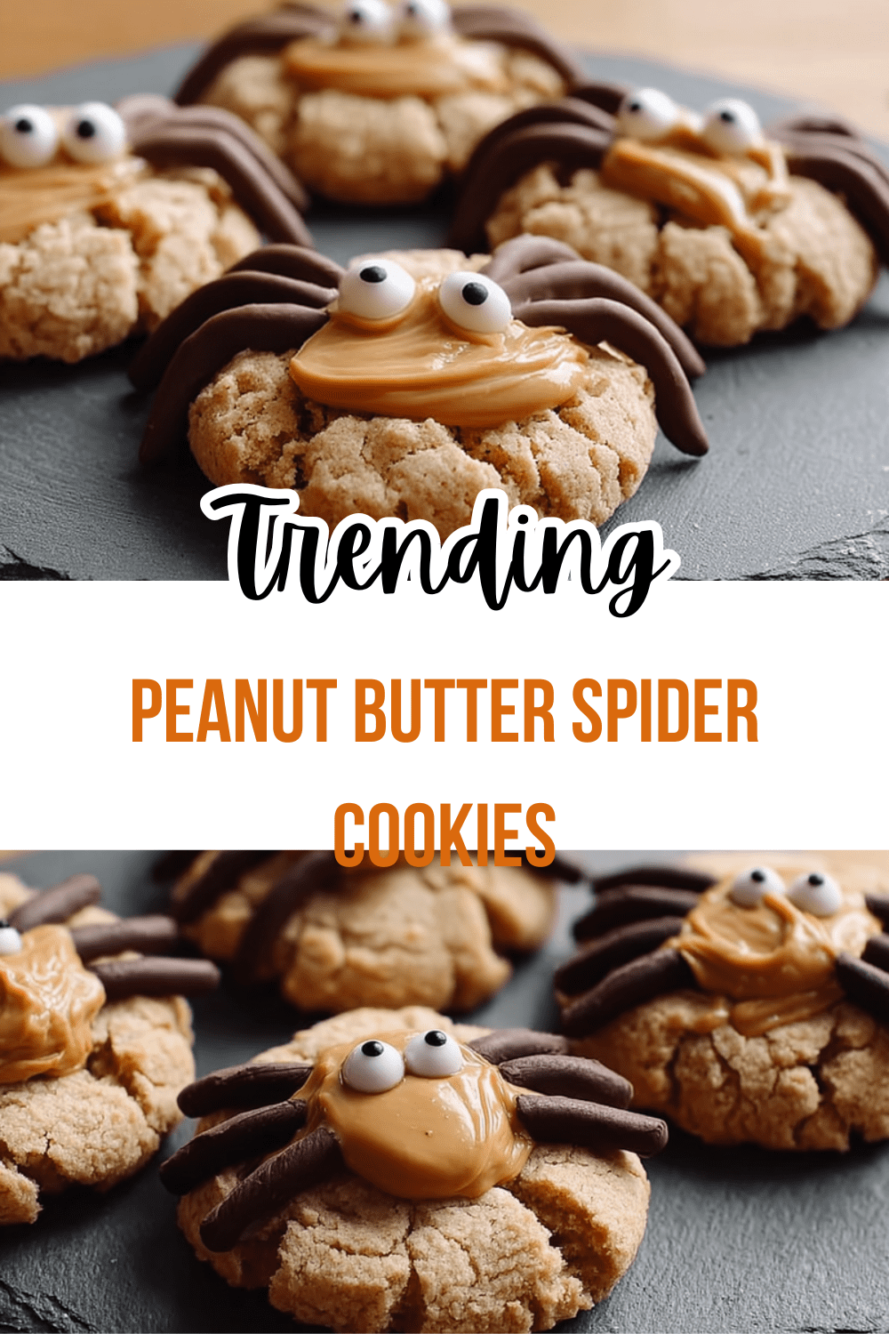 Peanut Butter Spider Cookies