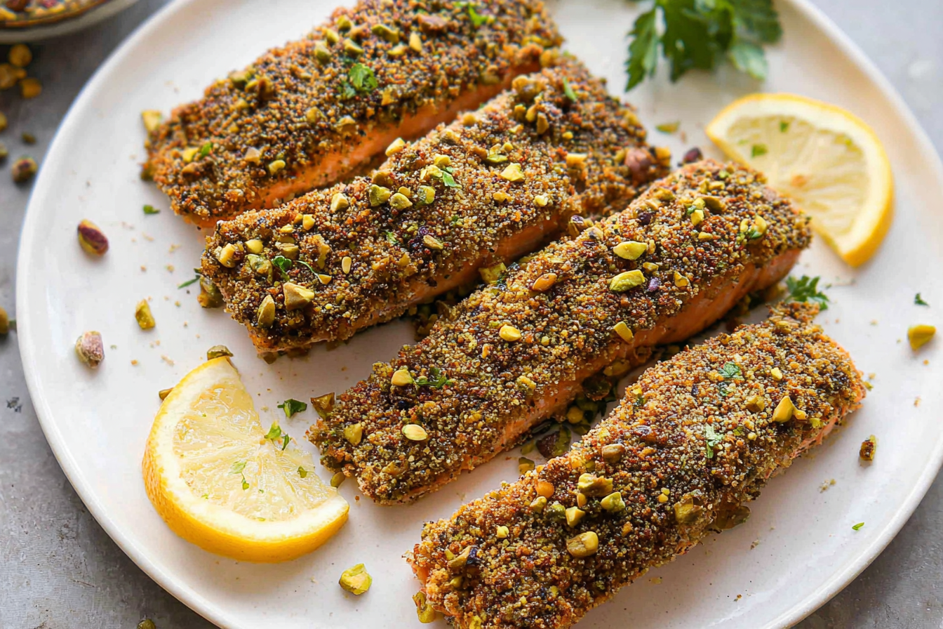 Pistachio Crusted Salmon