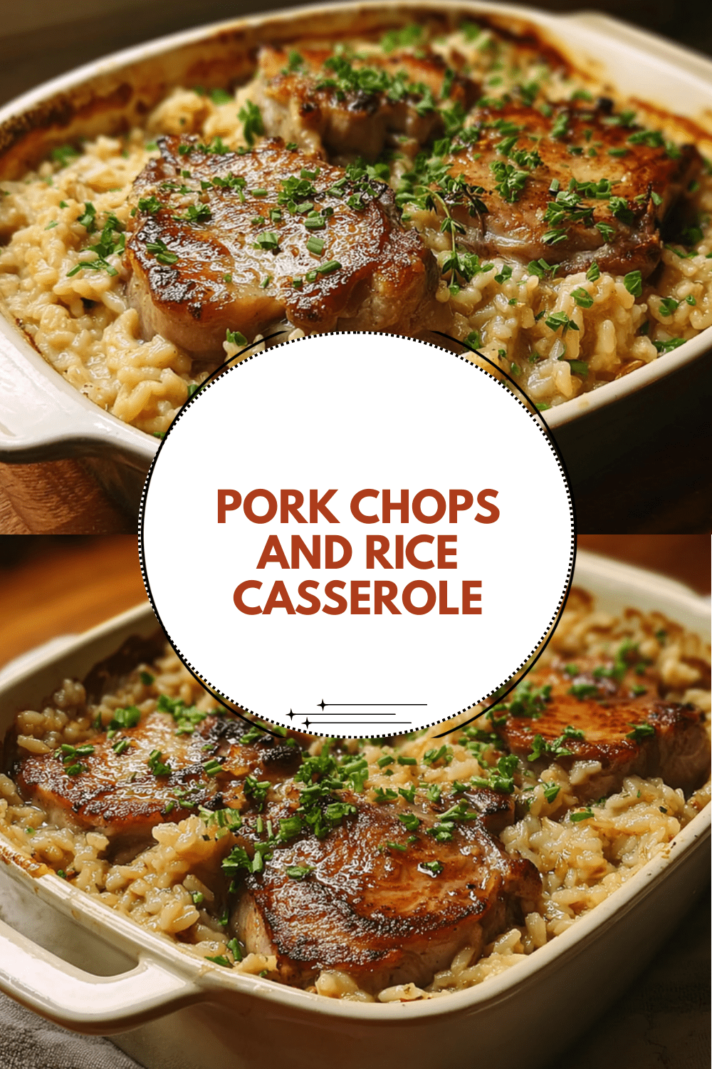 Pork Chops And Rice Casserole