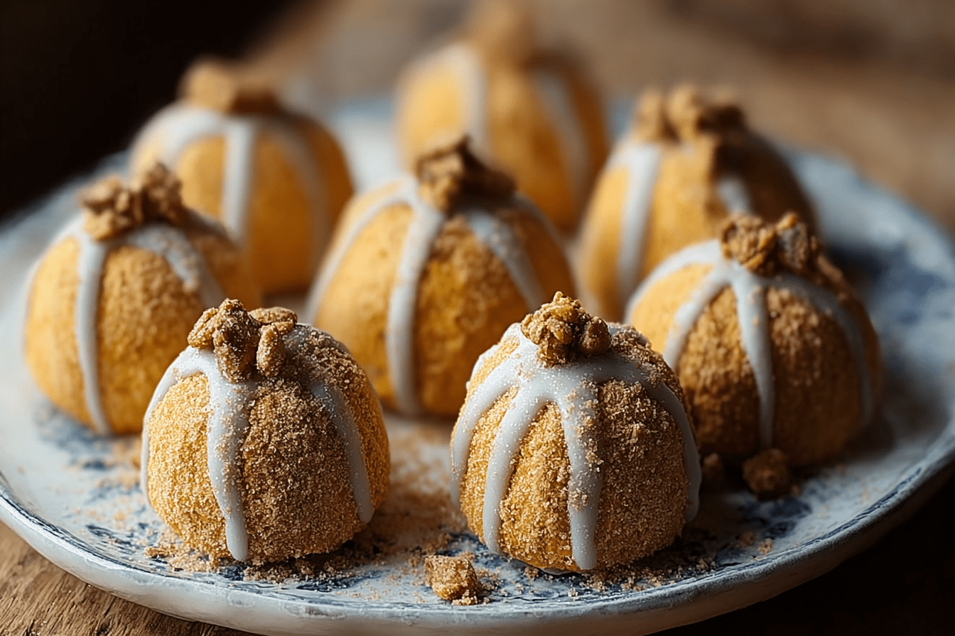 Pumpkin Cheesecake Truffles