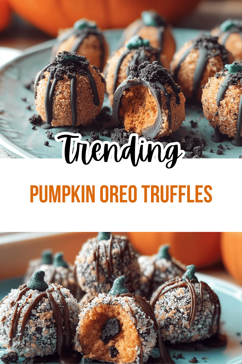 Pumpkin Oreo Truffles