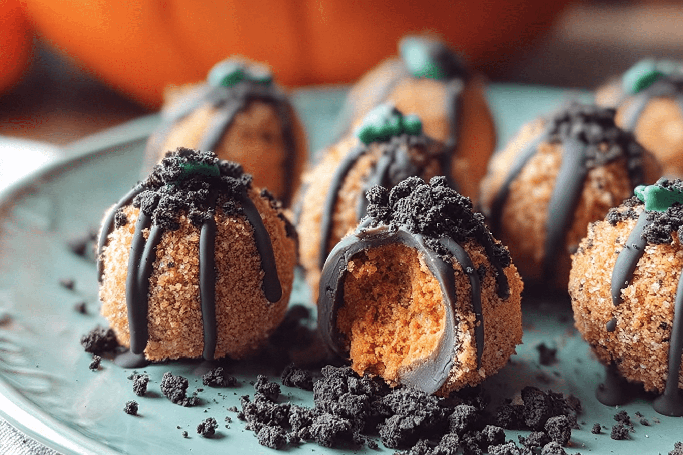 Pumpkin Oreo Truffles