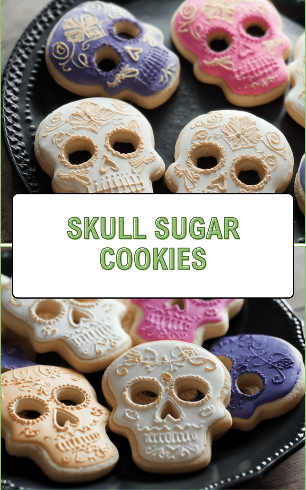 Skull Sugar Cookies