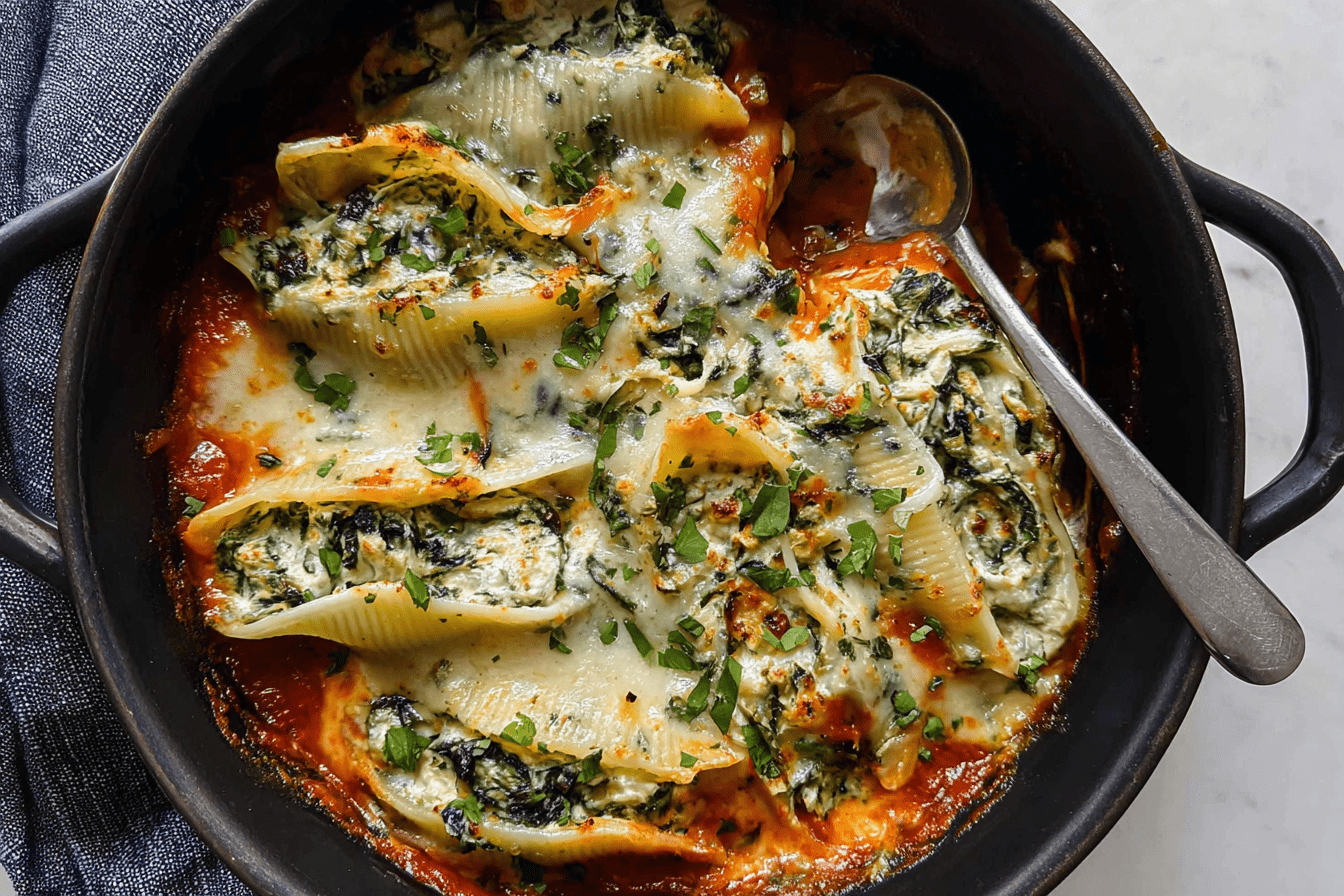 Spinach Stuffed Shells