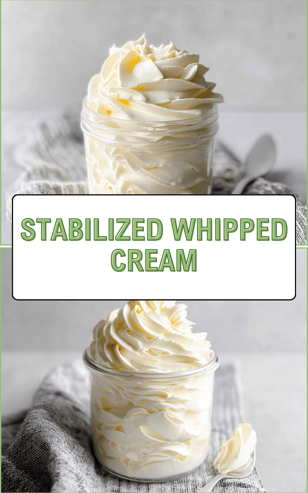 Stabilized Whipped Cream