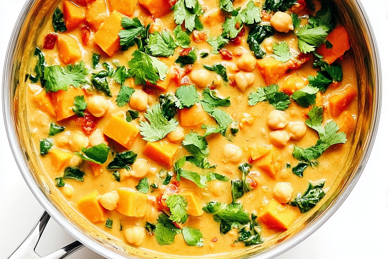 Sweet Potato Chickpea Curry
