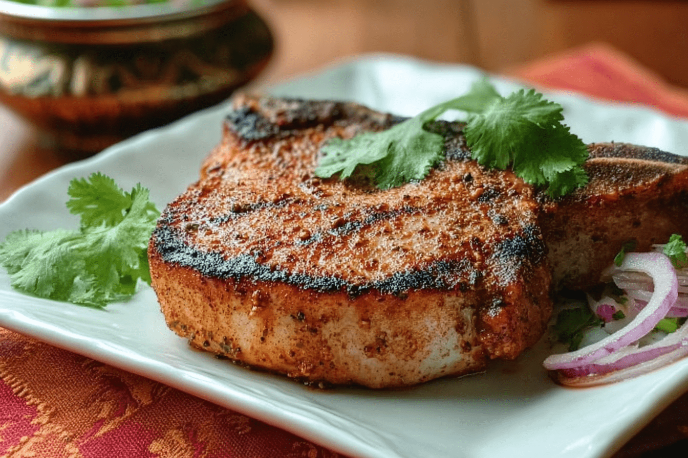 Taco Seasoned Pork Chops