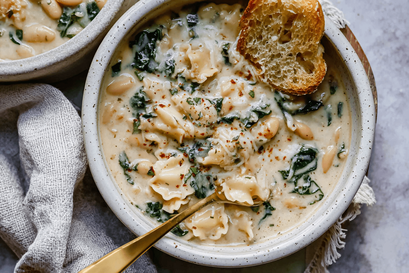 White Lasagna Soup