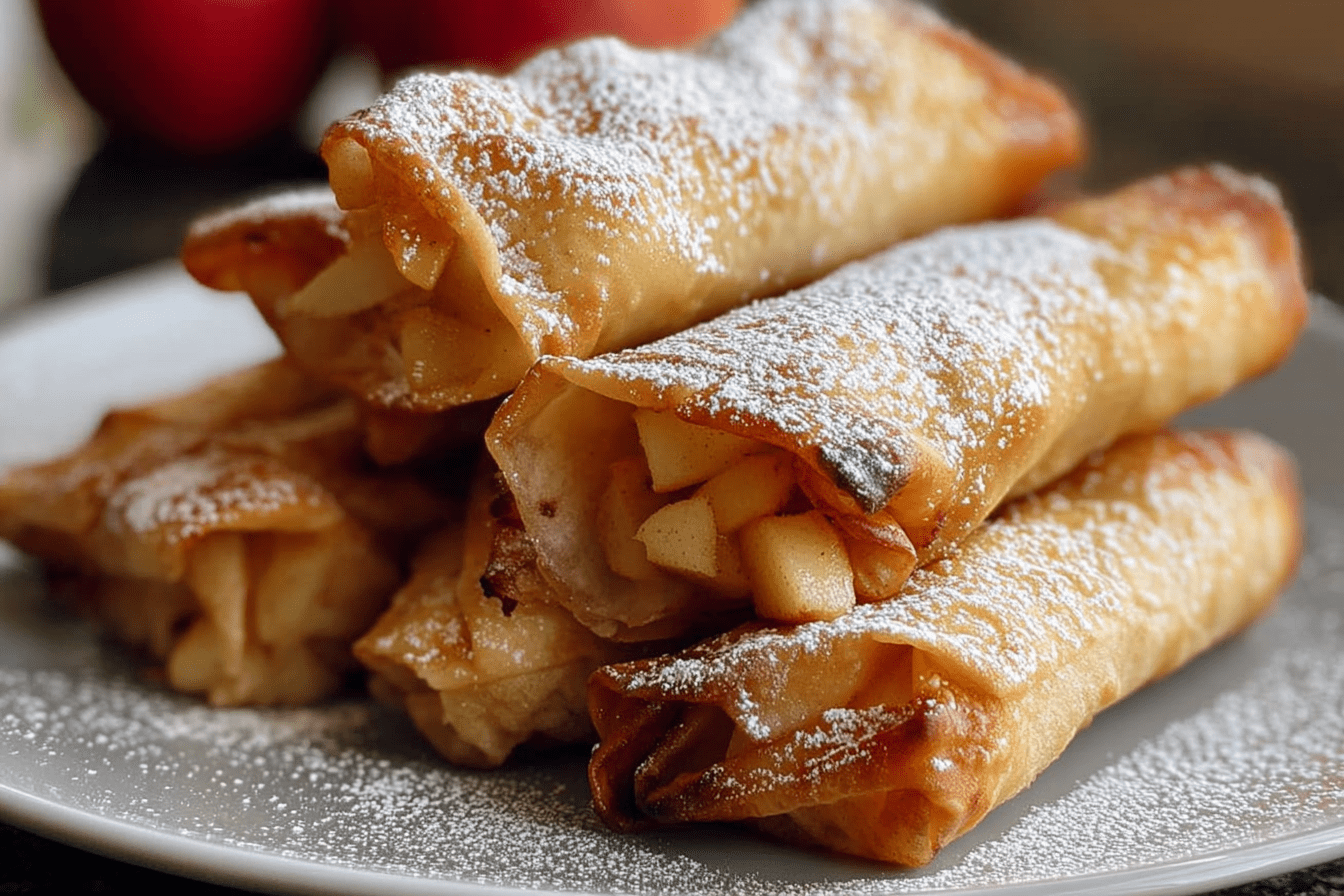 Apple Pie Egg Rolls