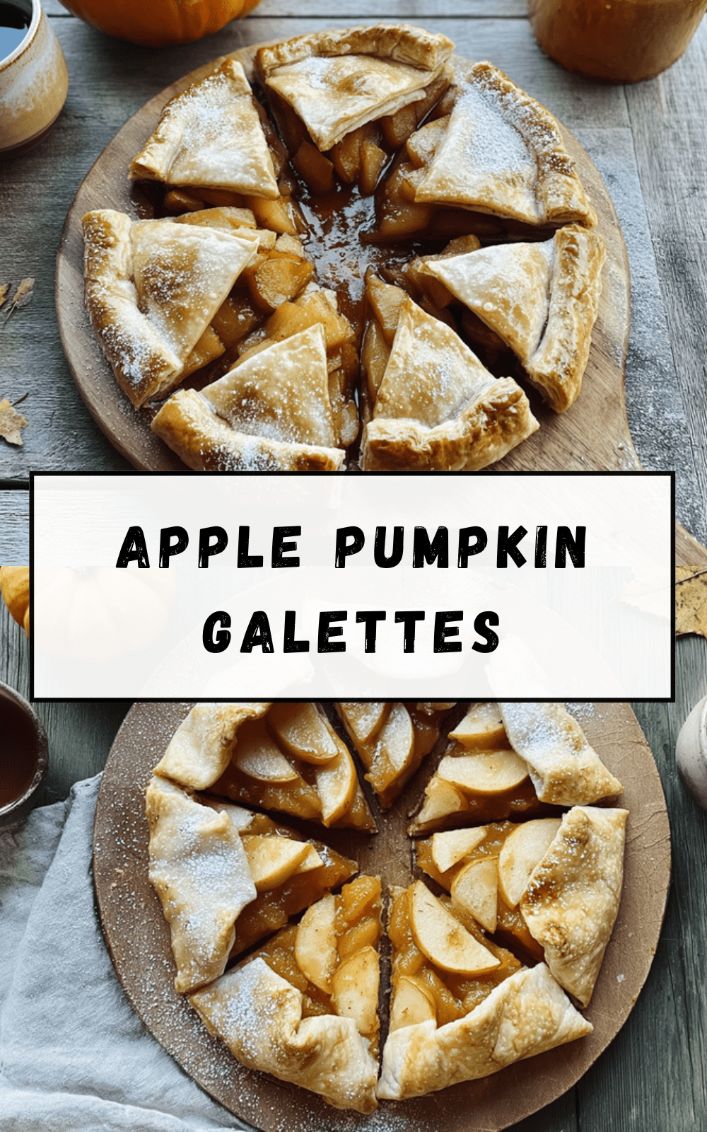 Apple Pumpkin Galettes
