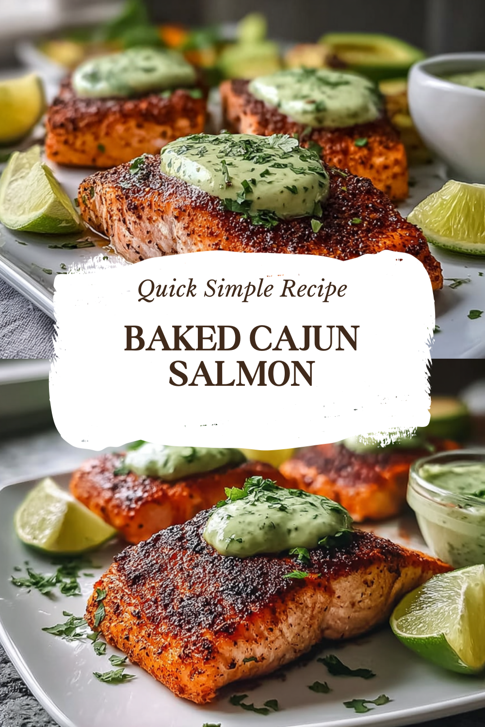Baked Cajun Salmon Quick 3 Ingredients Oven Recipe 7 Baked Cajun Salmon