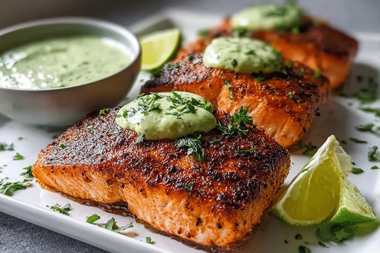 Baked Cajun Salmon Quick 3 Ingredients Oven Recipe 8 Baked Cajun Salmon 79.Png