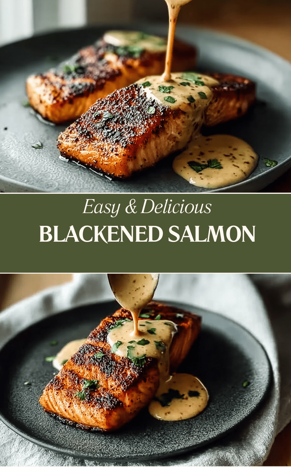 Blackened Salmon Recipe With Cajun Rub And Pan Seared Finish 4 Blackened Salmon