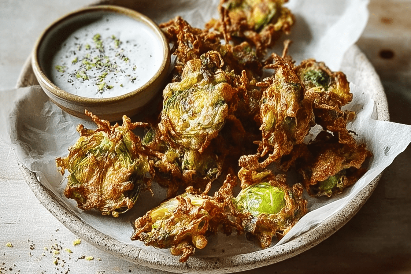 Brussels Sprout Chickpea Bhajis Recipe For A Healthy Snack 6 Brussels Sprouts Bhajis