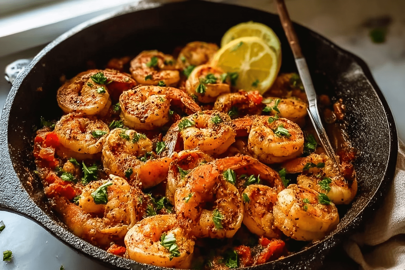 Cajun Shrimp And Rice Skillet Recipe For Fast One Pan Dinners 6 Cajun Shrimp Skillet