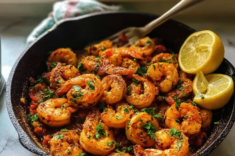 Cajun Shrimp And Rice Skillet Recipe For Fast One Pan Dinners 8 Cajun Shrimp Skillet 51.Png