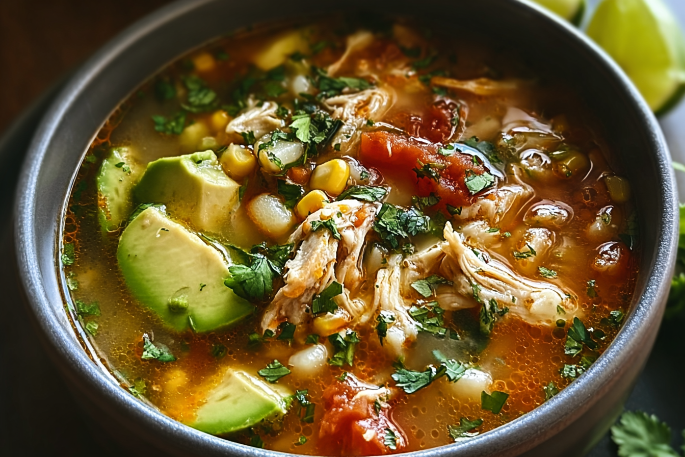 Caldo De Pollo Recipe Fresh Chicken Soup With Vegetables And Herbs 6 Caldo De Pollo