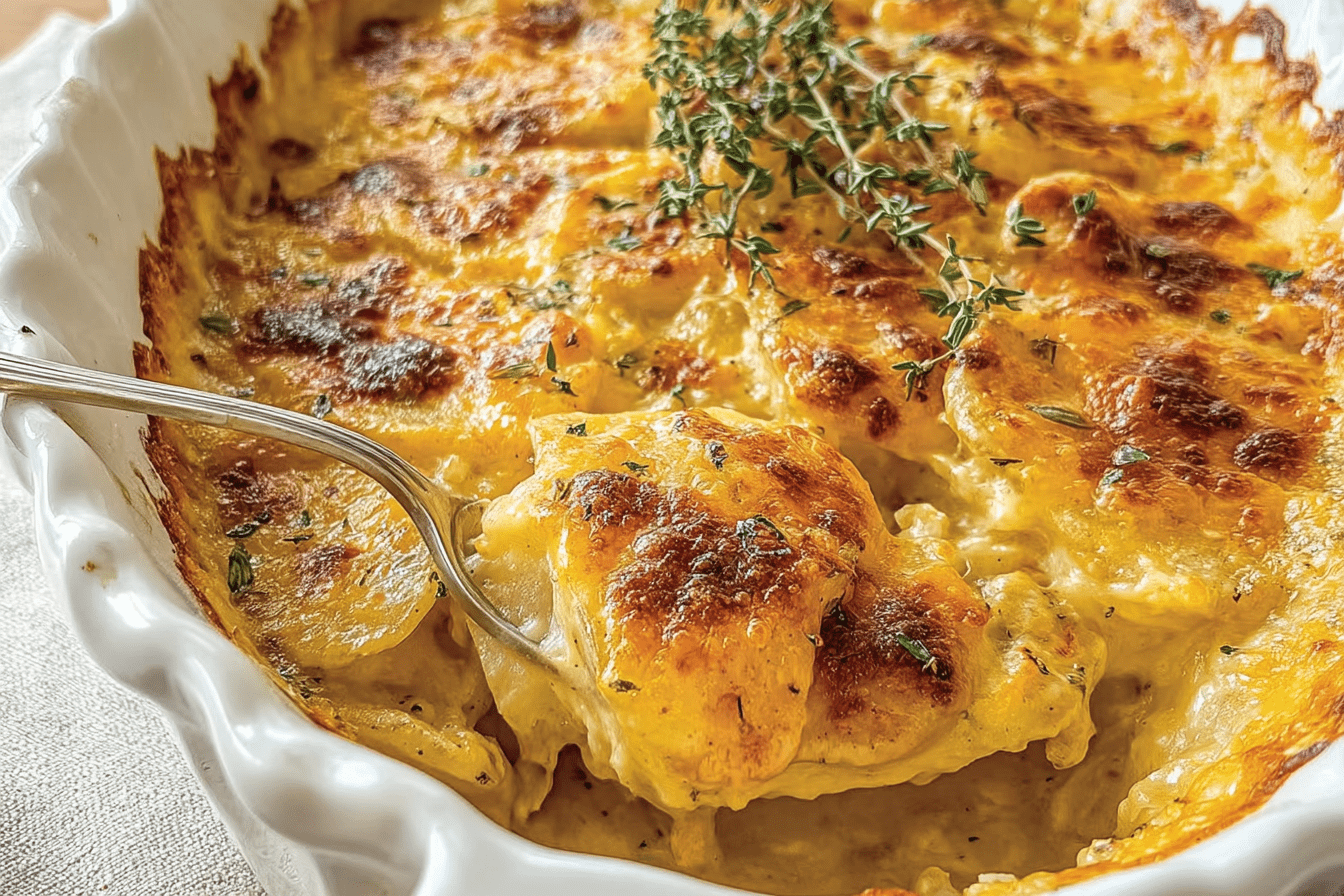 Cheesy Au Gratin Potatoes