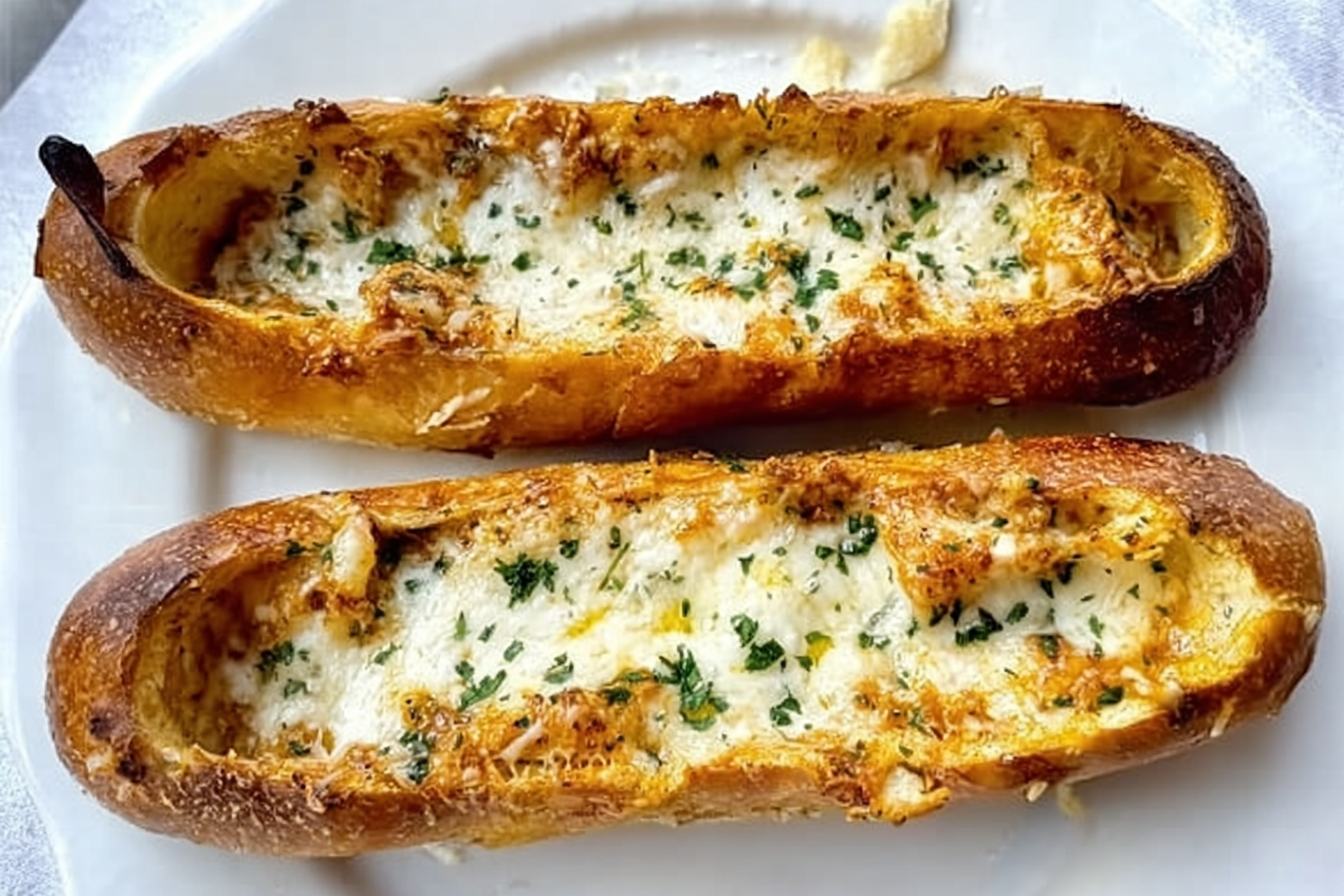 Cheesy Garlic Baguettes