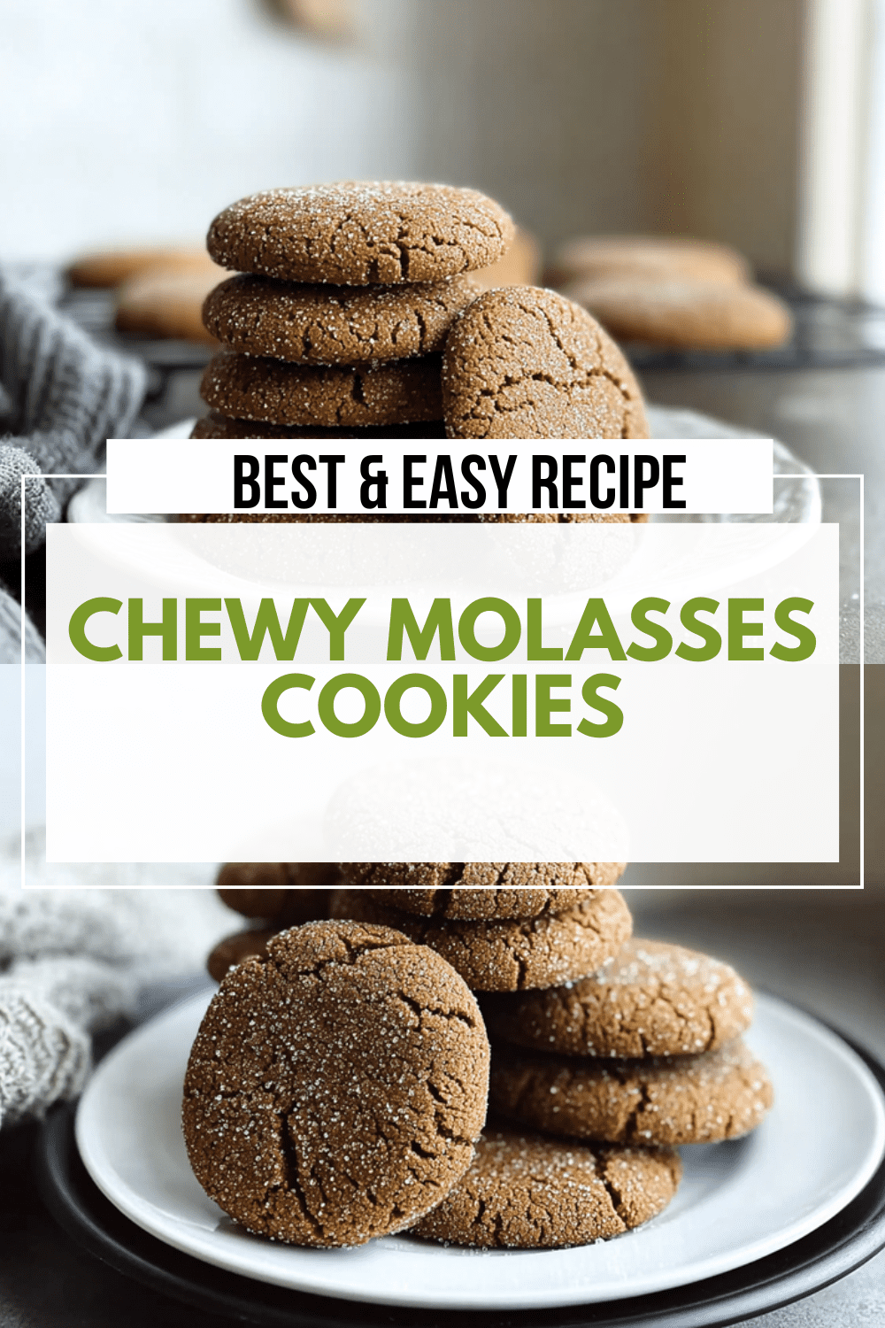 Chewy Molasses Cookies