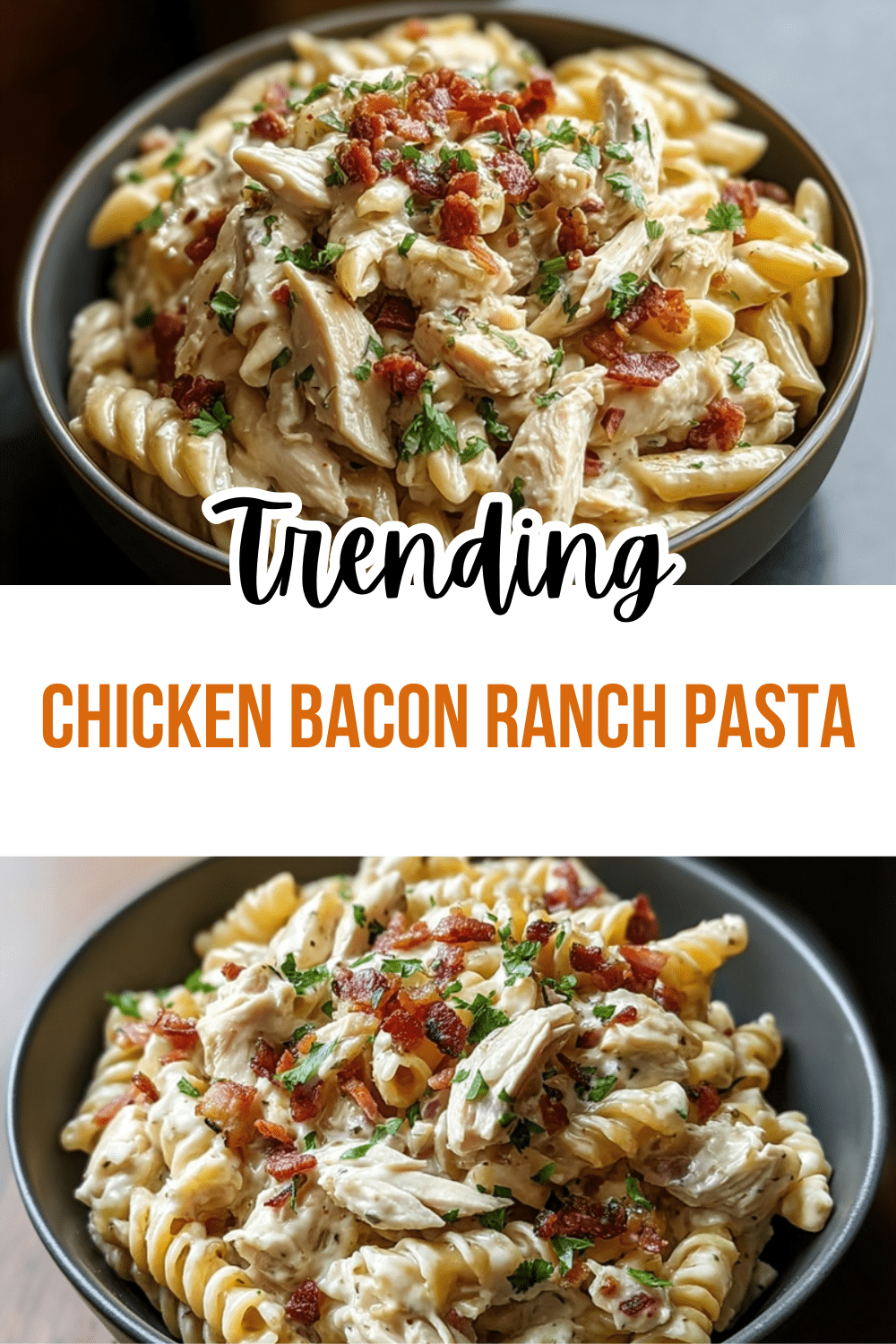 Chicken Bacon Ranch Pasta Recipe With Creamy Sauce And Crispy Bacon 7 Chicken Bacon Ranch Pasta