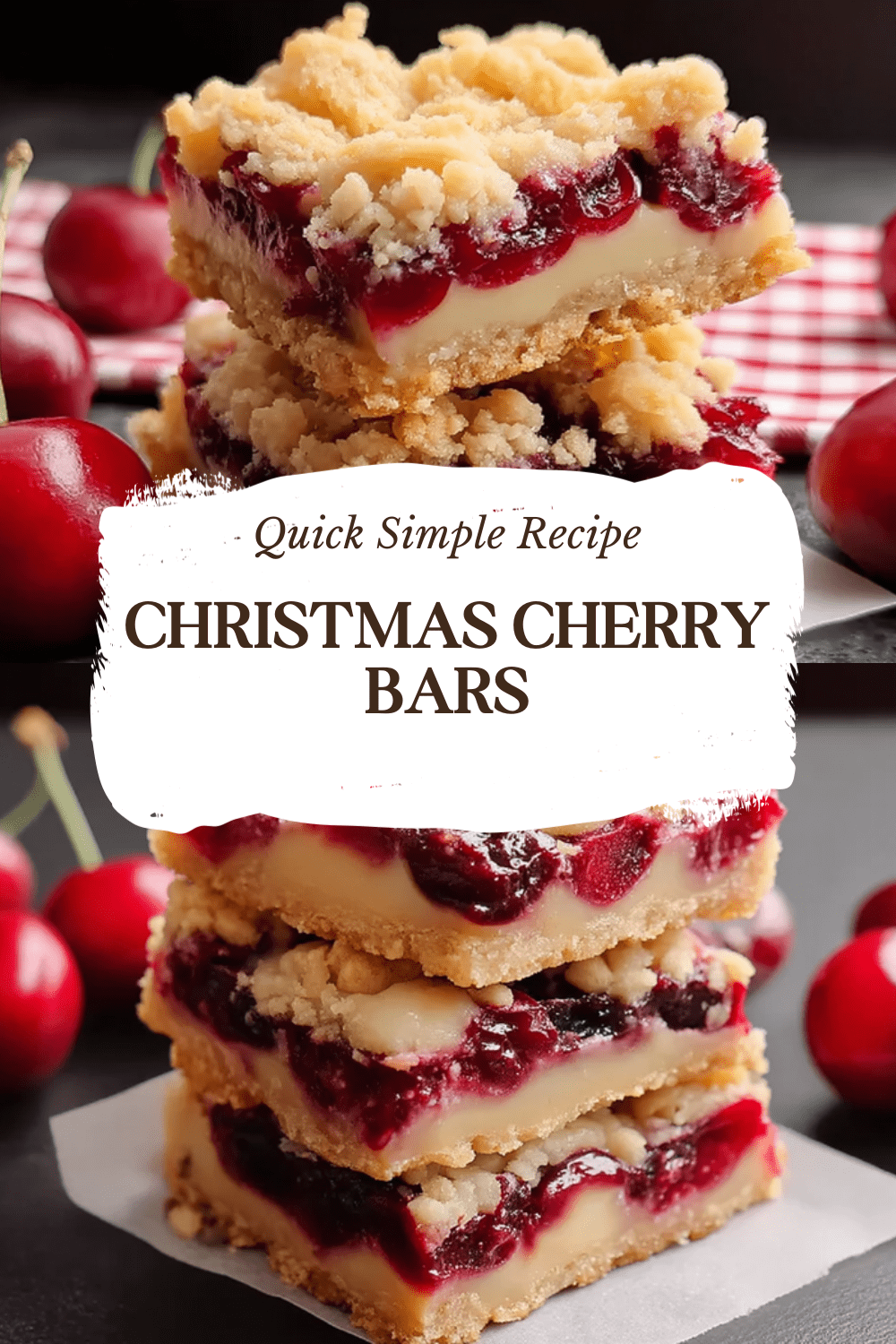 Christmas Cherry Bars