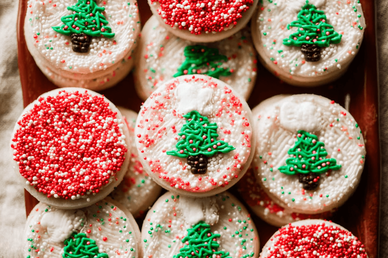 Christmas Sprinkle Cookies