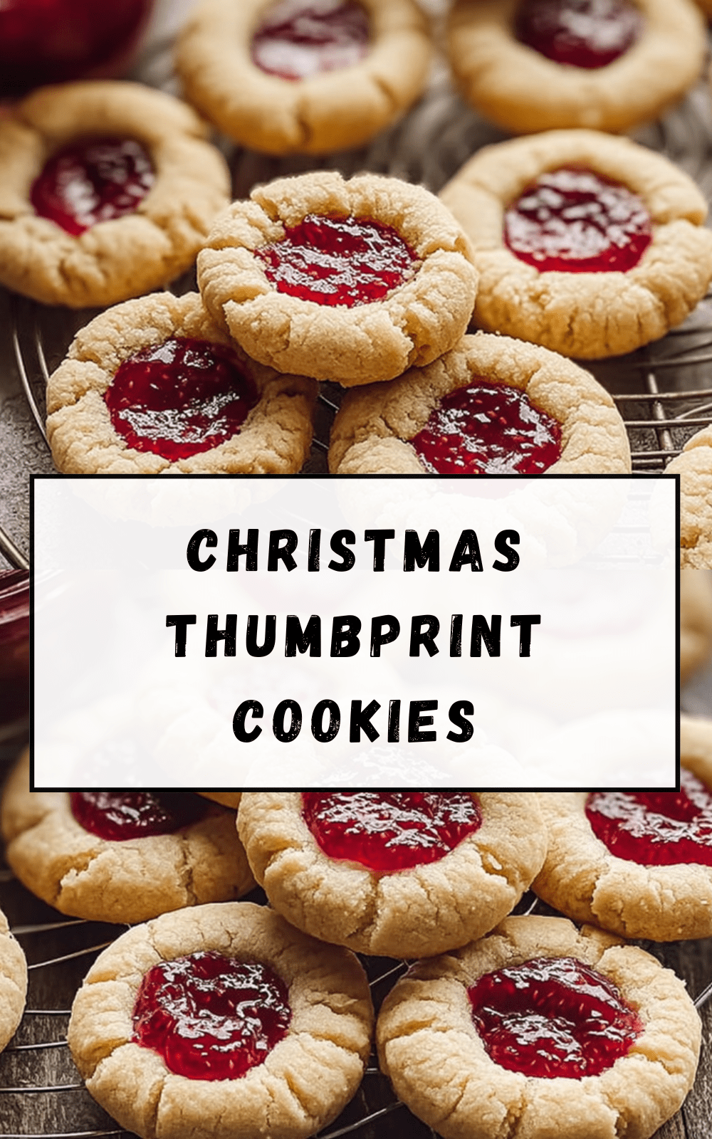 Christmas Thumbprint Cookies