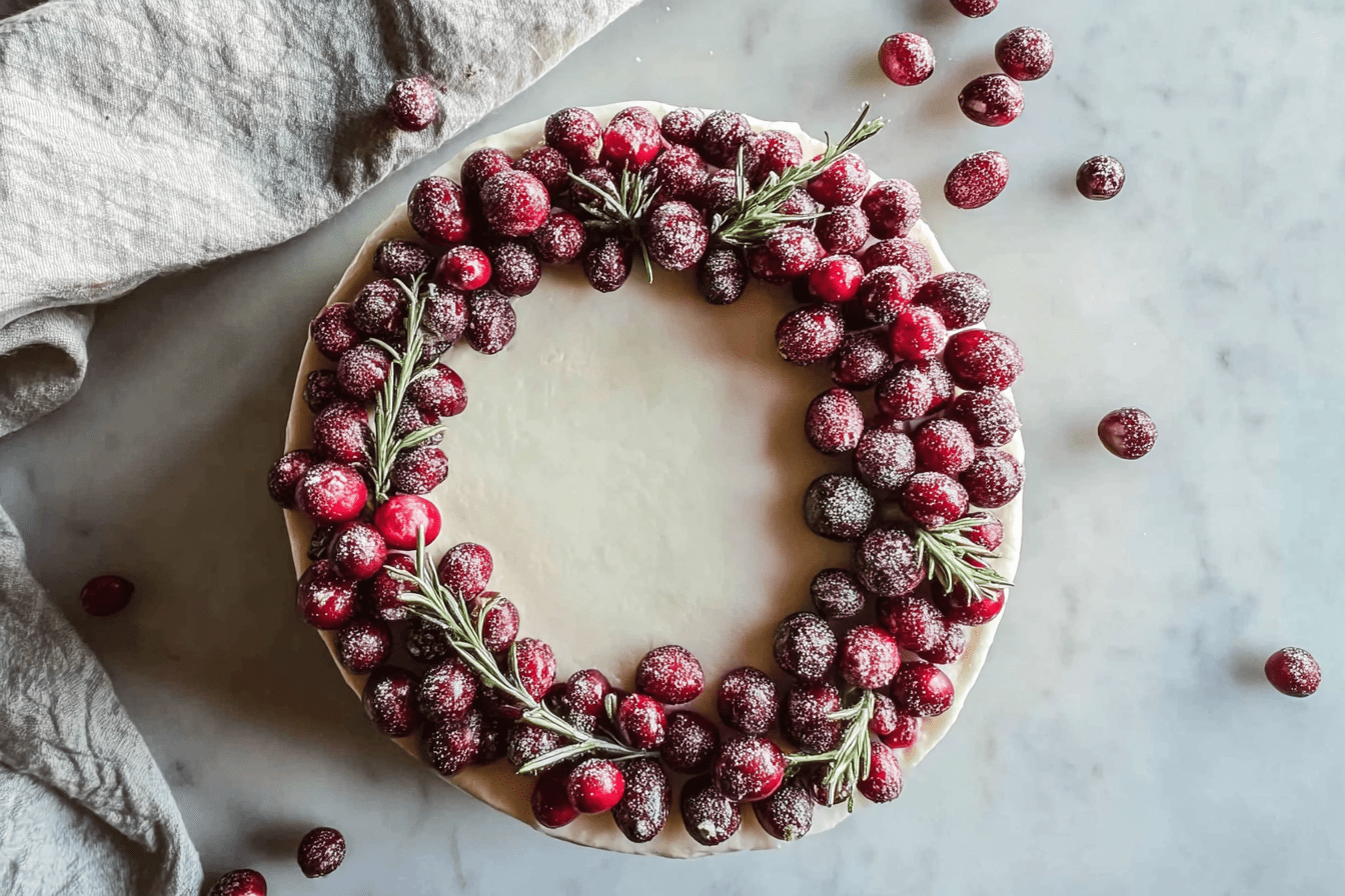 Cranberry Wreath Cake